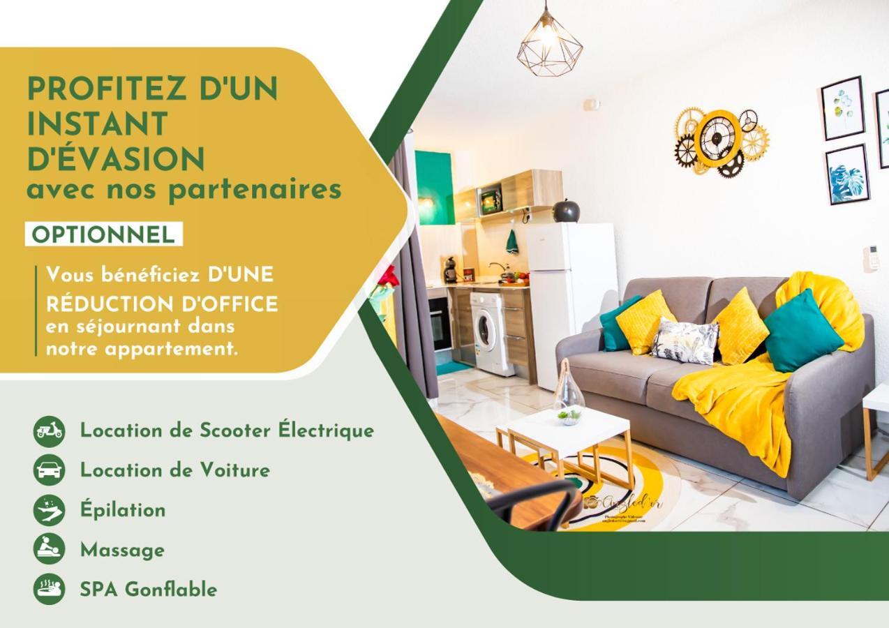 Le Jardin Secret Guyanais Avec Piscine Et Jardin De 70 M2 Apartment Кайен Екстериор снимка